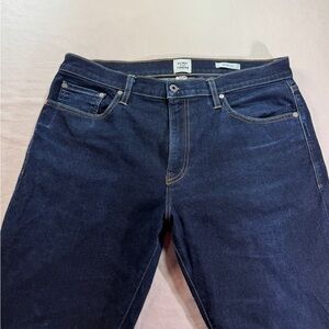 Flint and Tinder Jeans Mens 34x32 Blue Denim Slim Fit Made in USA Stretch Pants